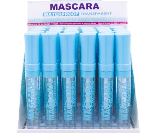 MASCARA DE PESTAÑAS Y CEJAS TRANSPARENTE WATERPROOF