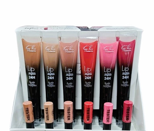 LIP GLOSS FIJO ROSA MOSQUETA